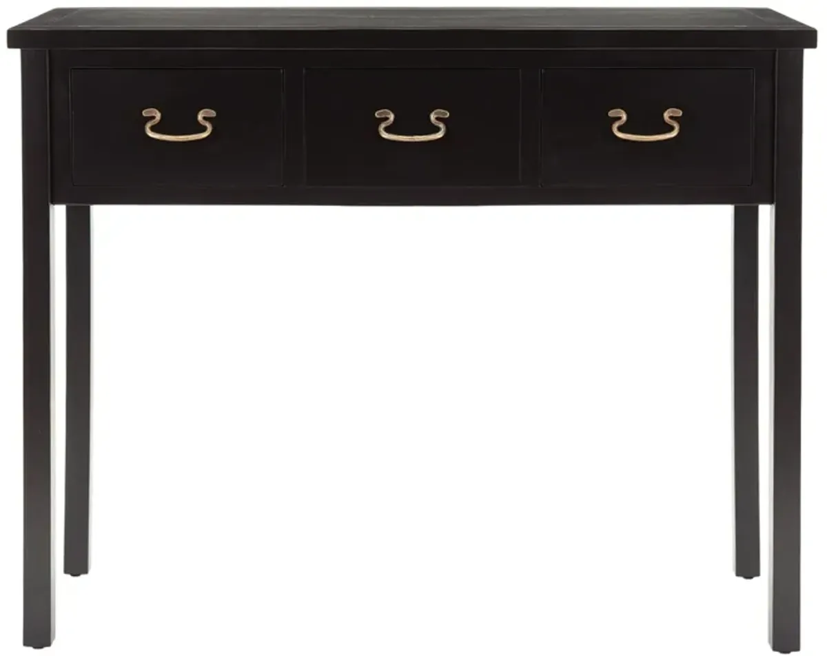 Etro Console Table in Black by Safavieh