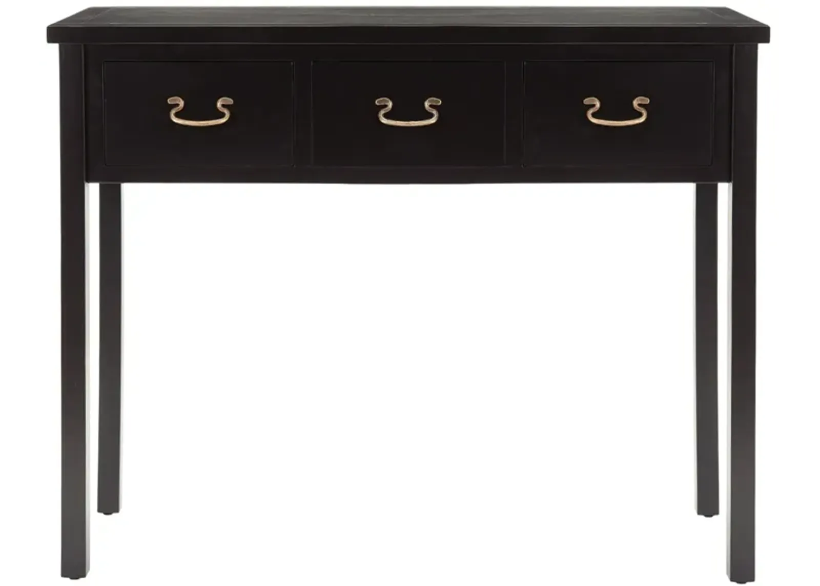 Etro Console Table in Black by Safavieh