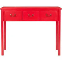 Etro Console Table in Red by Safavieh