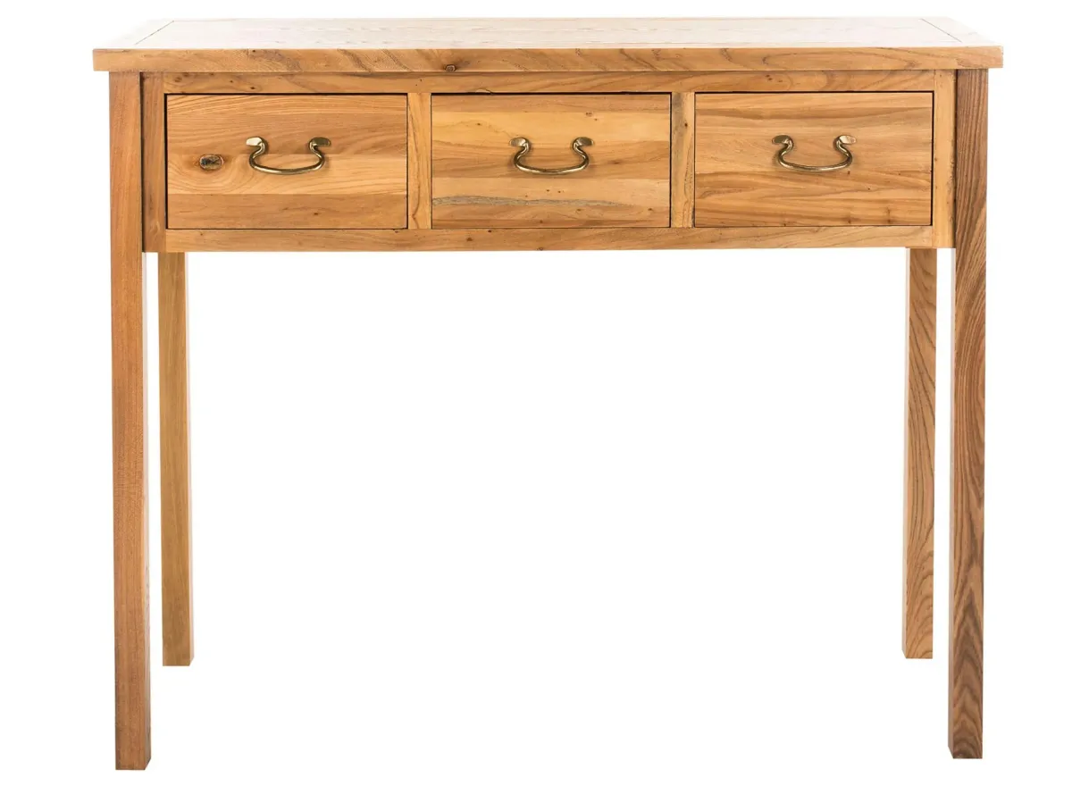 Etro Console Table in Oak by Safavieh