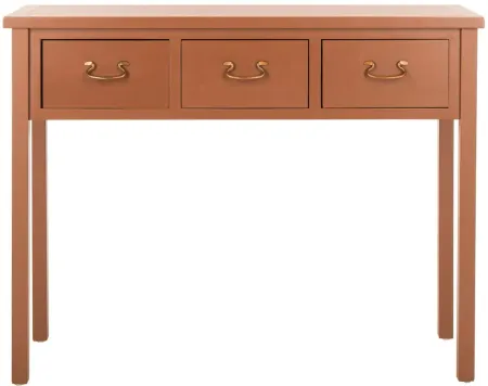 Etro Console Table in Terracotta by Safavieh