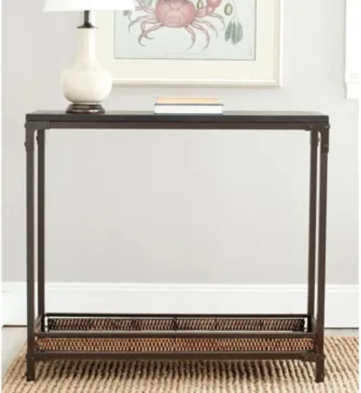 Garin Console With Storage Shelf