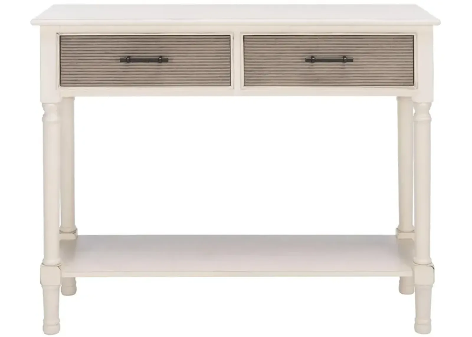 Gomez 2 Drawer Console Table in Beige by Safavieh