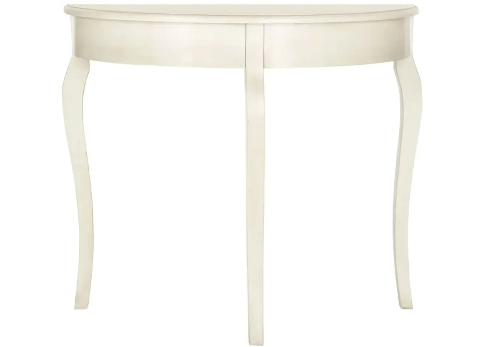 Hayward Console Table in White Washed by Safavieh