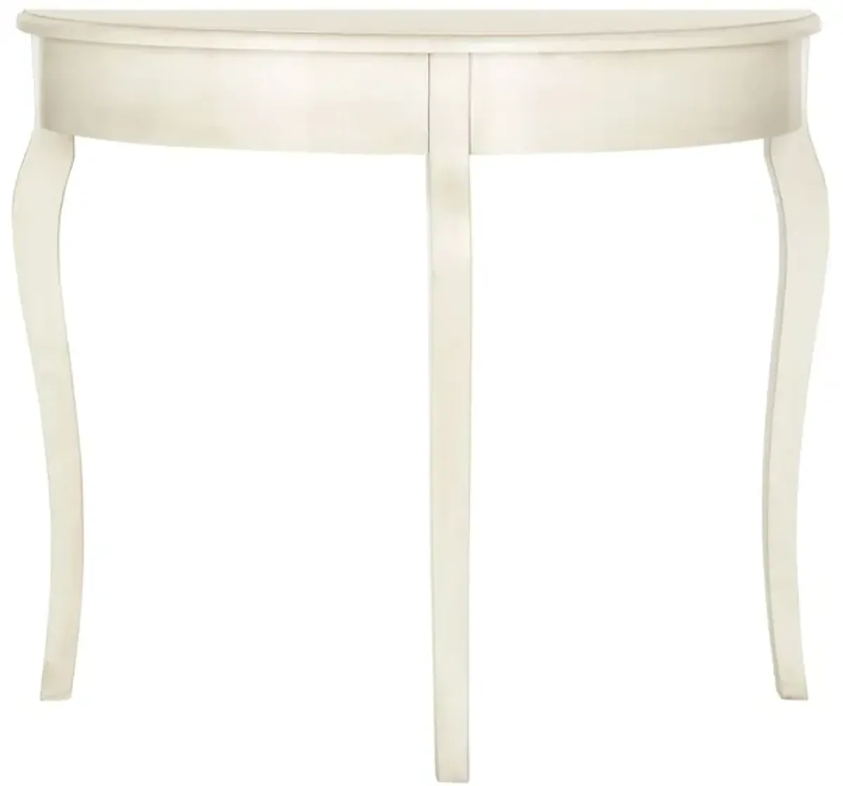 Hayward Console Table in White Washed by Safavieh