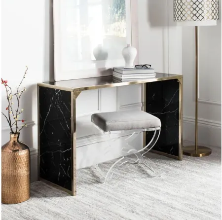 Jan Console Table in Black by Safavieh