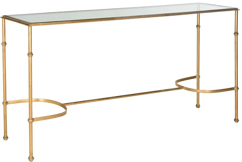 Jett Console Table in Gold by Safavieh