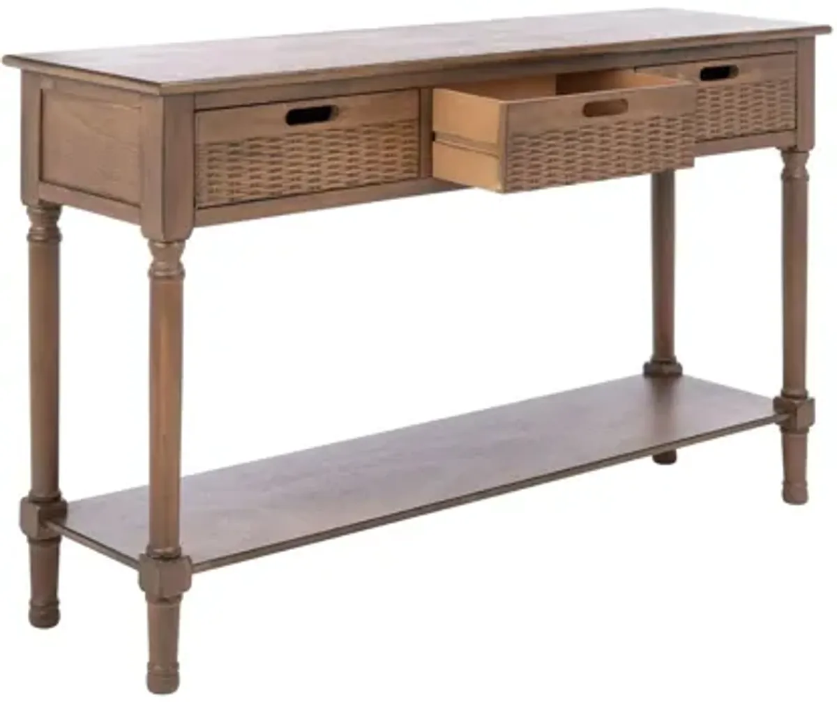 Katie 3 Drawer Console Table