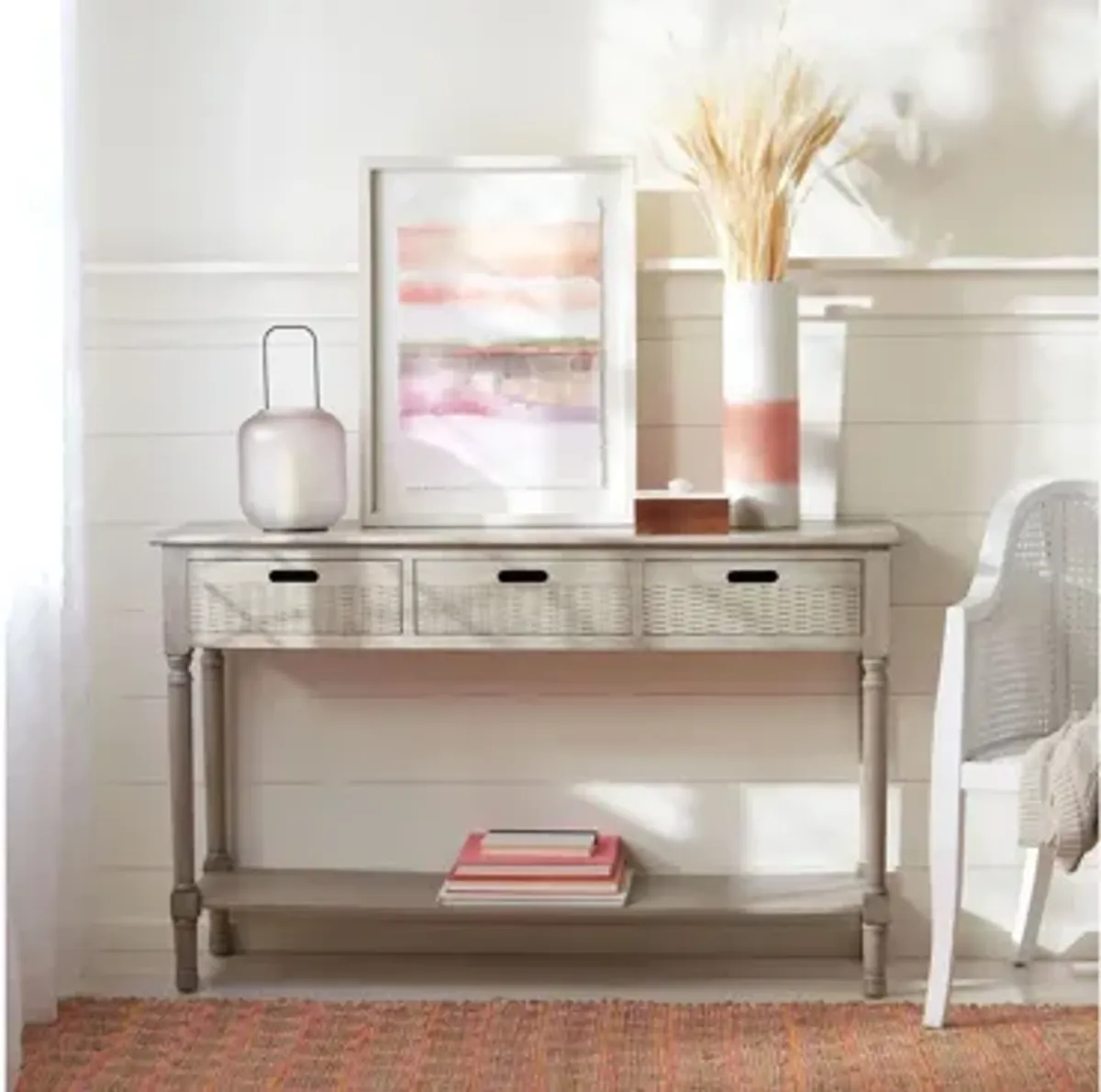 Katie 3 Drawer Console Table