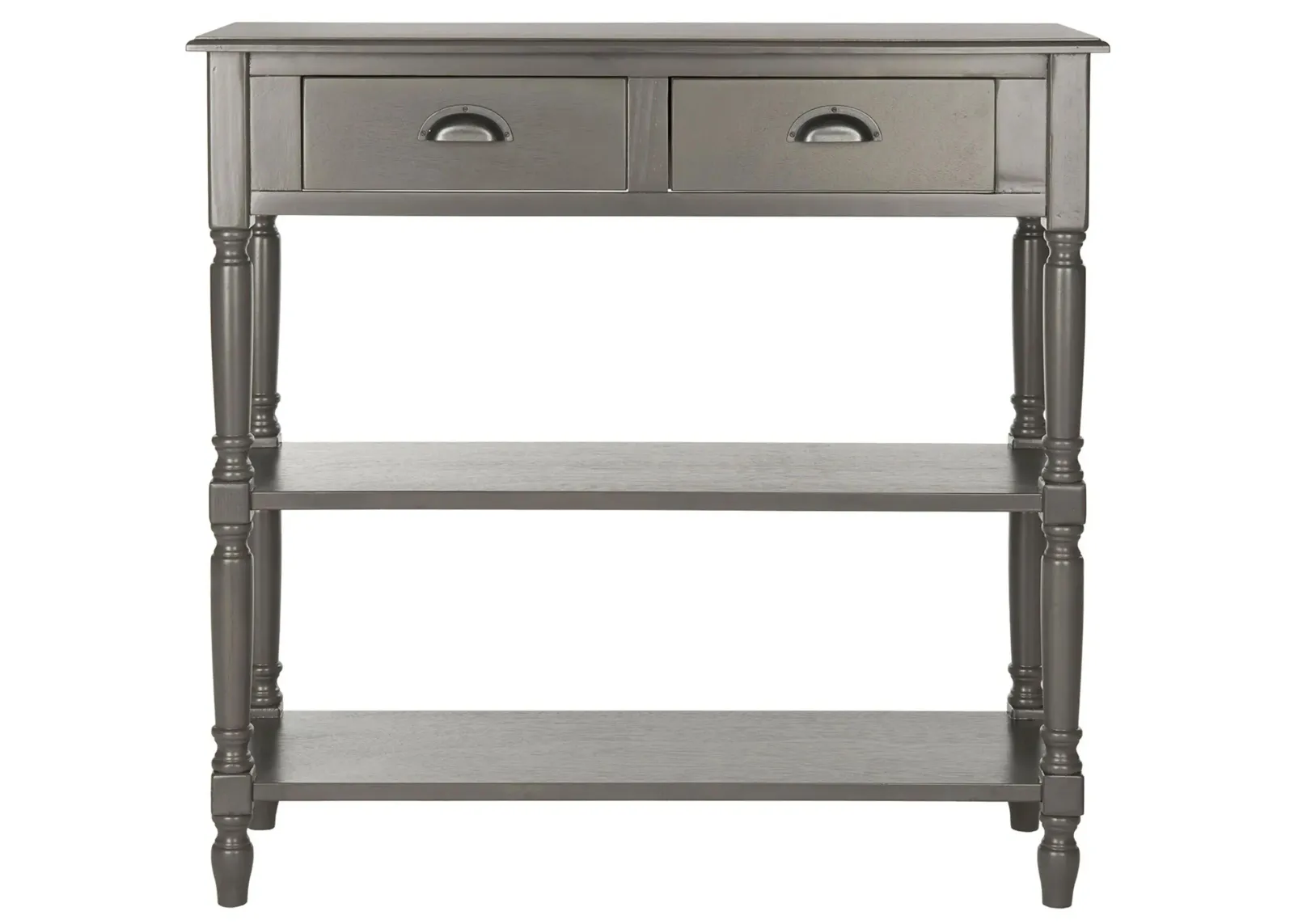 Kayson Console Table With Storage in Gray by Safavieh