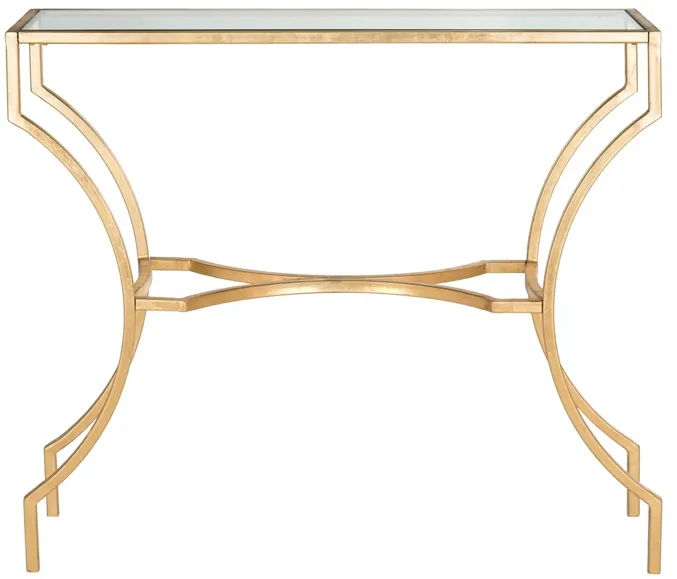 Kenna Console Table in Gold by Safavieh