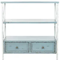 Lali Console Table With Storage Drawers in Pale Blue by Safavieh