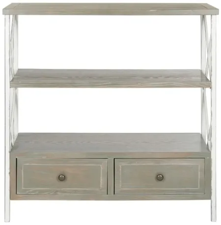 Lali Console Table With Storage Drawers in Ash Gray by Safavieh