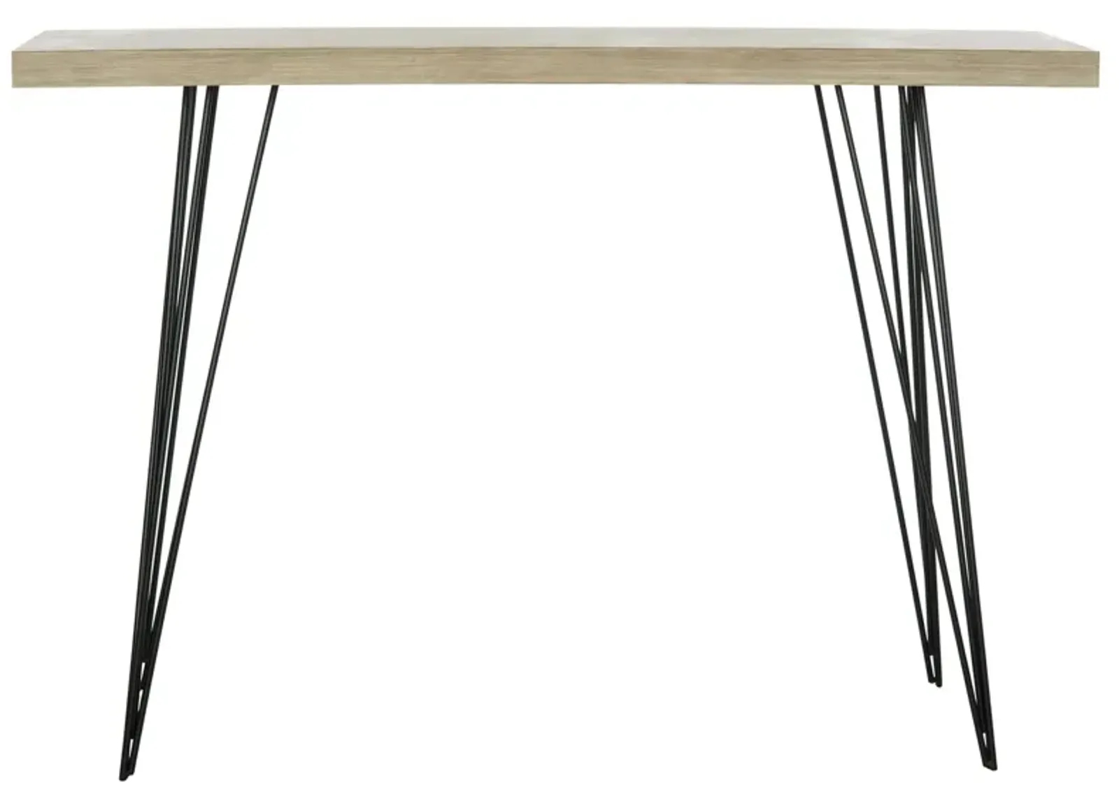 Landers Console Table in Light Brown by Safavieh