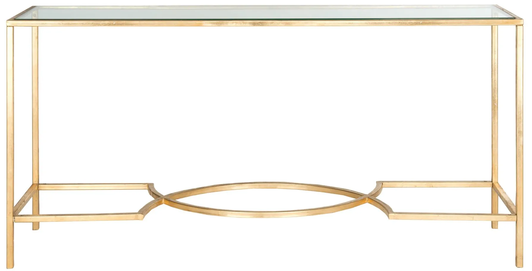 Lumen Console Table in Gold by Safavieh