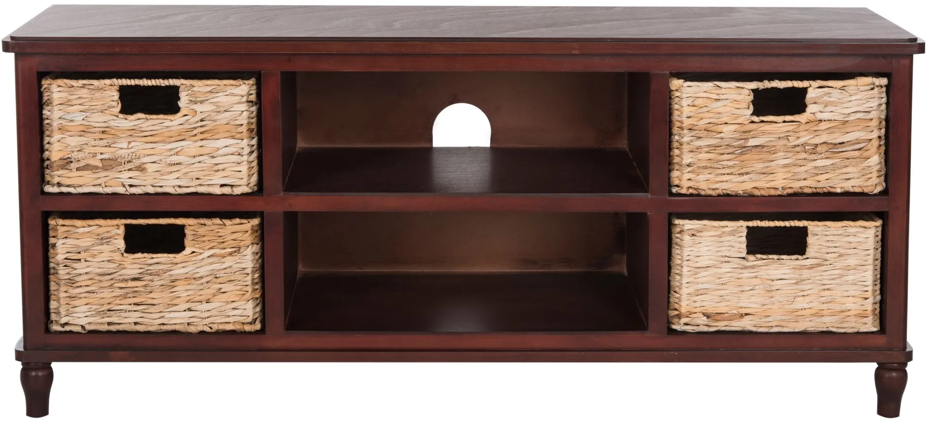 Manny TV Console in Cherry by Safavieh