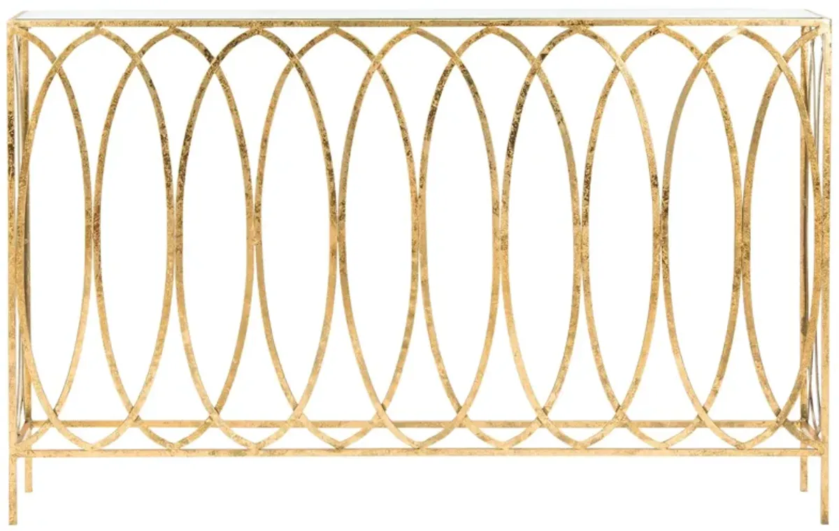 Marshal Console Table in Gold by Safavieh