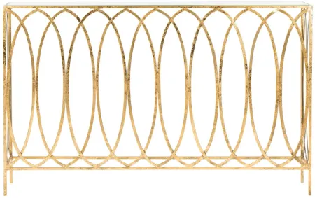 Marshal Console Table in Gold by Safavieh