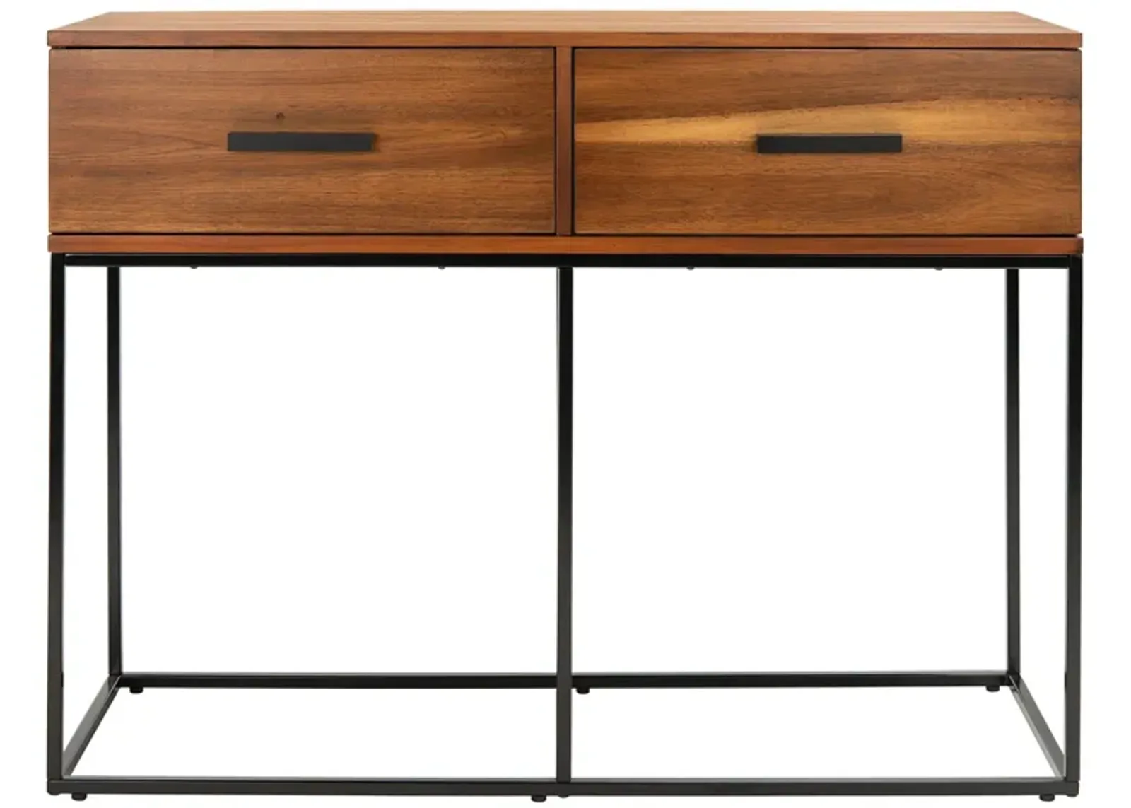 Montrelle 2 Drawer Console Table in Brown by Safavieh