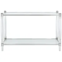 Octavia Console Table in Silver by Safavieh