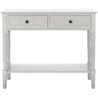 Otto 2 Drawer Console Table in Vintage Gray by Safavieh