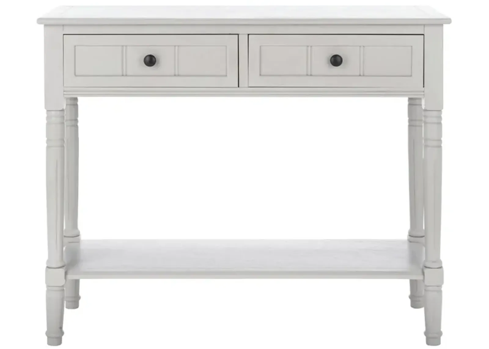 Otto 2 Drawer Console Table in Vintage Gray by Safavieh