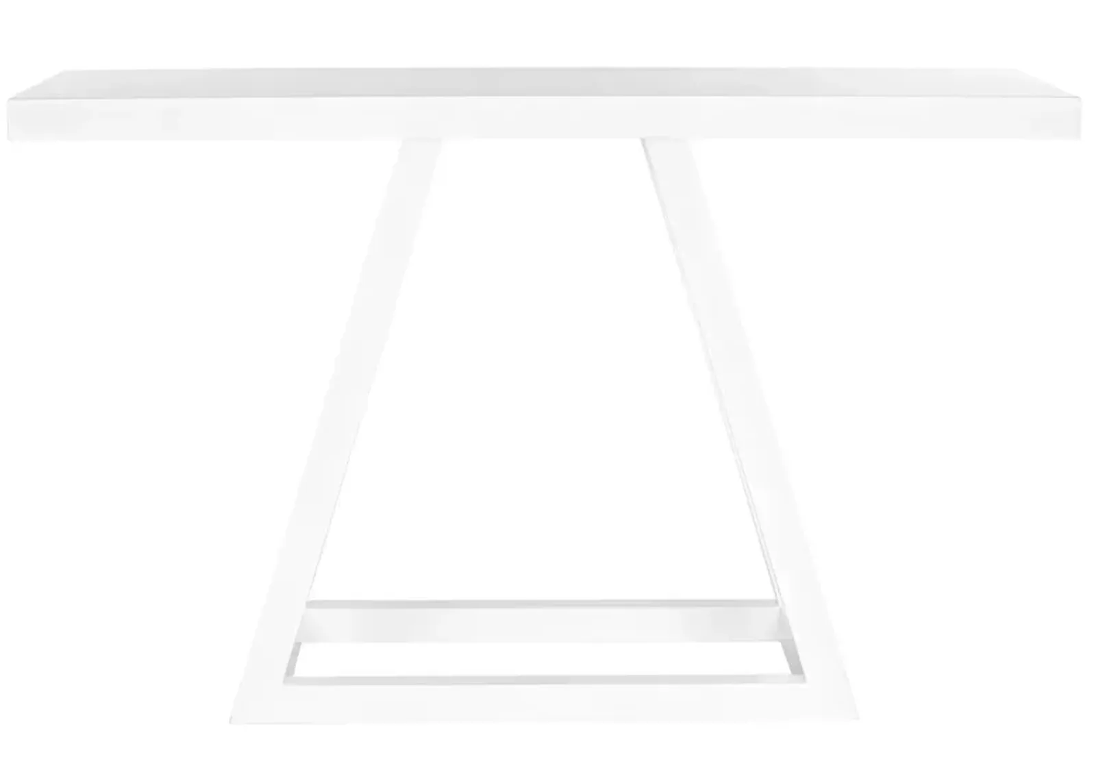 Patti Console Table in White by Safavieh