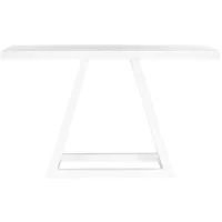Patti Console Table in White by Safavieh