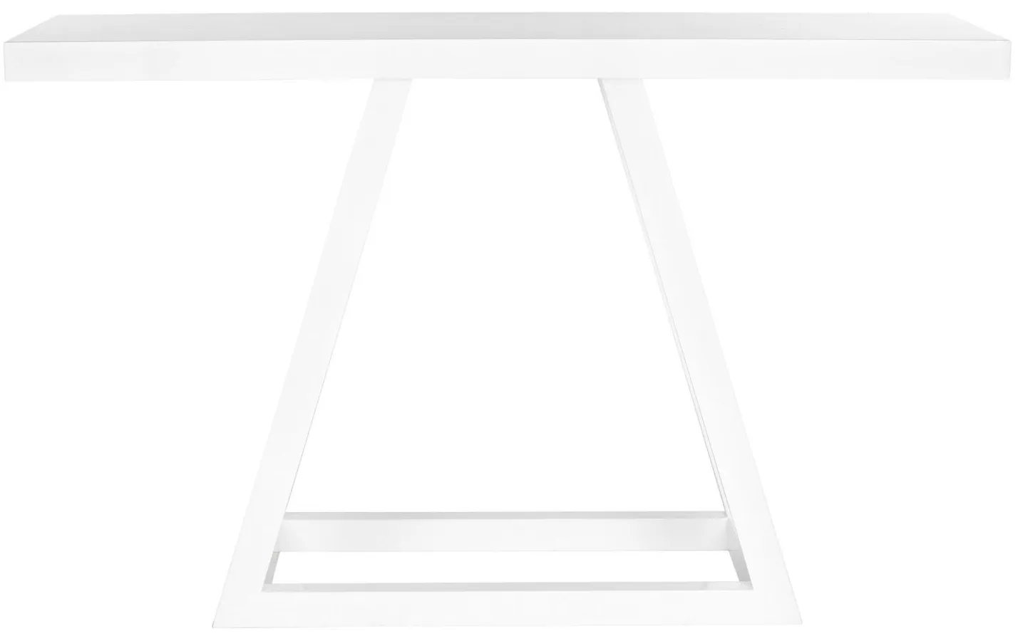 Patti Console Table in White by Safavieh