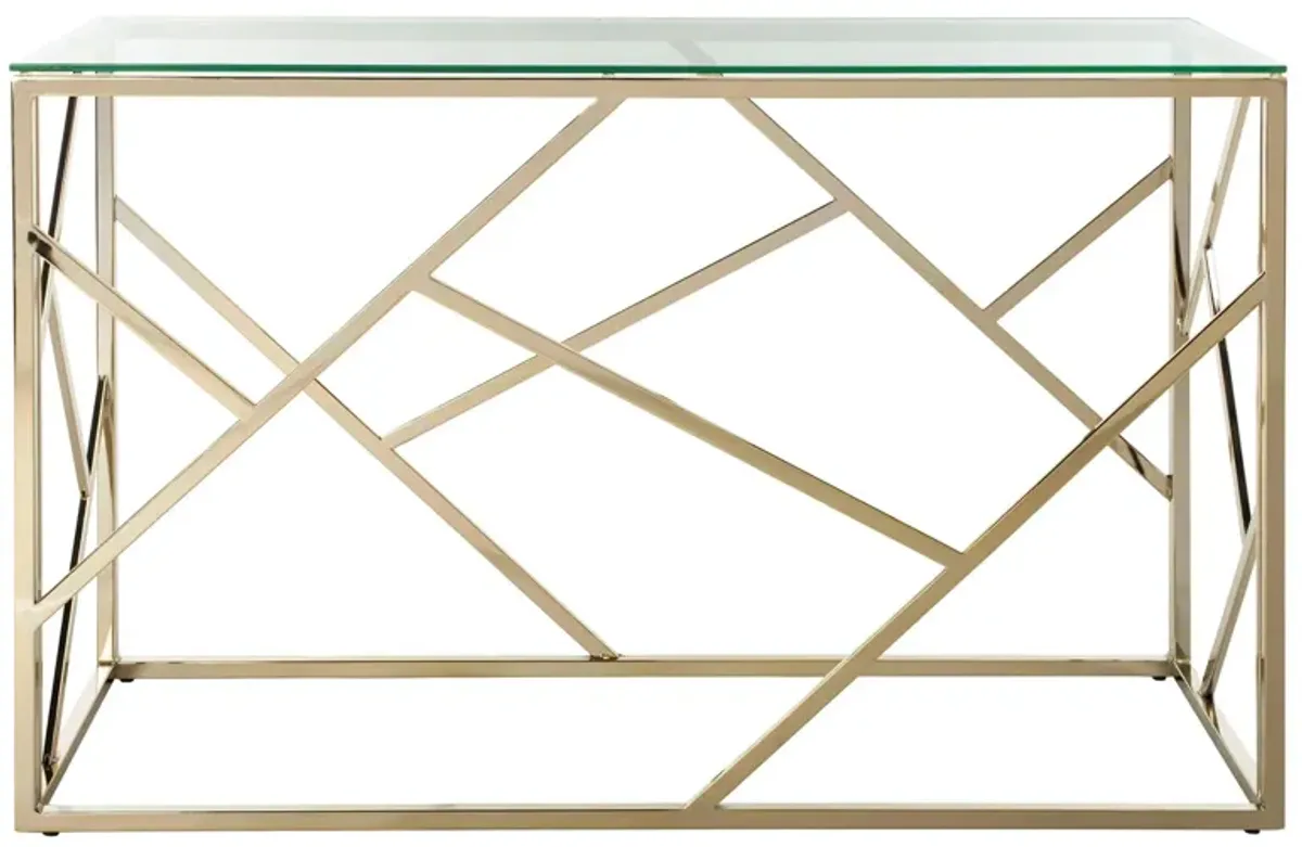 Peter Console Table in Clear by Safavieh