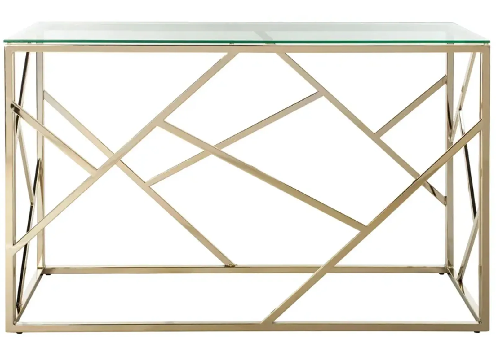 Peter Console Table in Clear by Safavieh