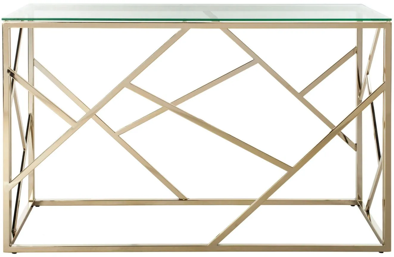 Peter Console Table in Clear by Safavieh