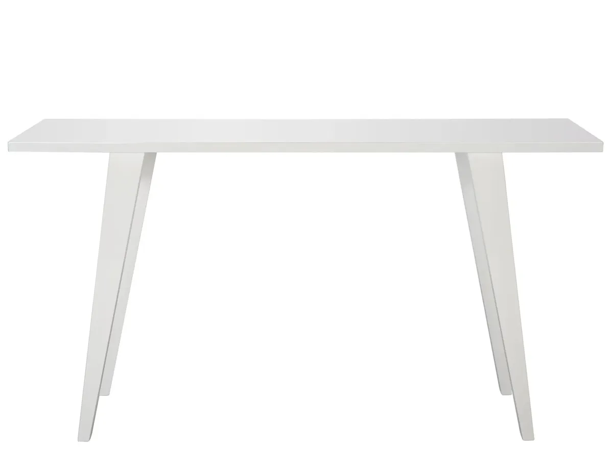 Peyton Console Table in White by Safavieh