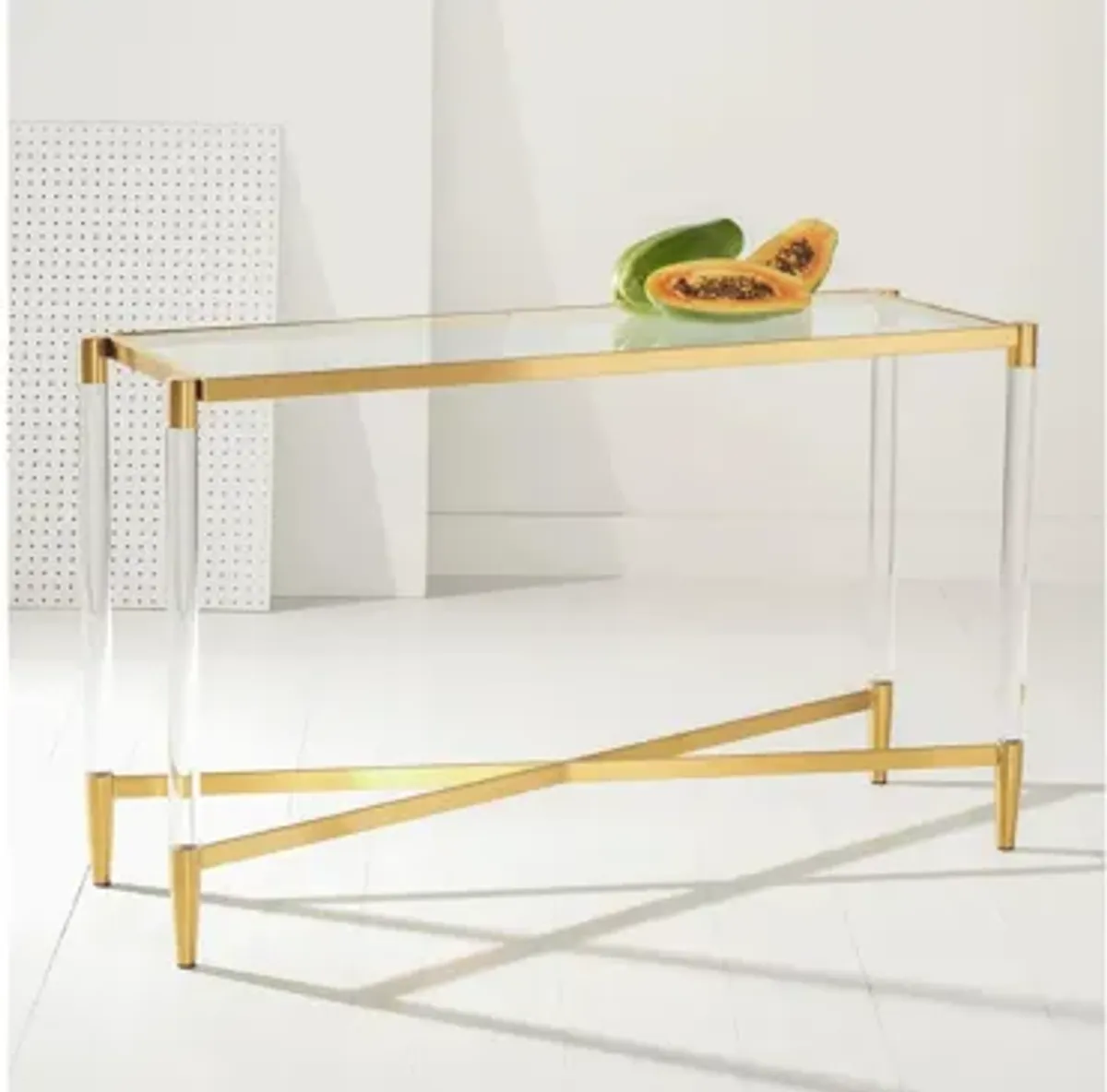 Reese Acrylic Console Table