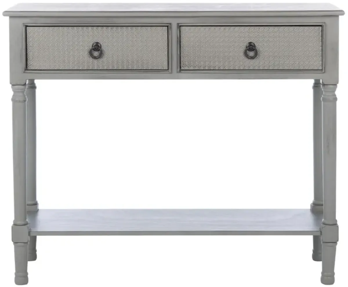 Rooney 2 Drawer Console Table in Gray by Safavieh