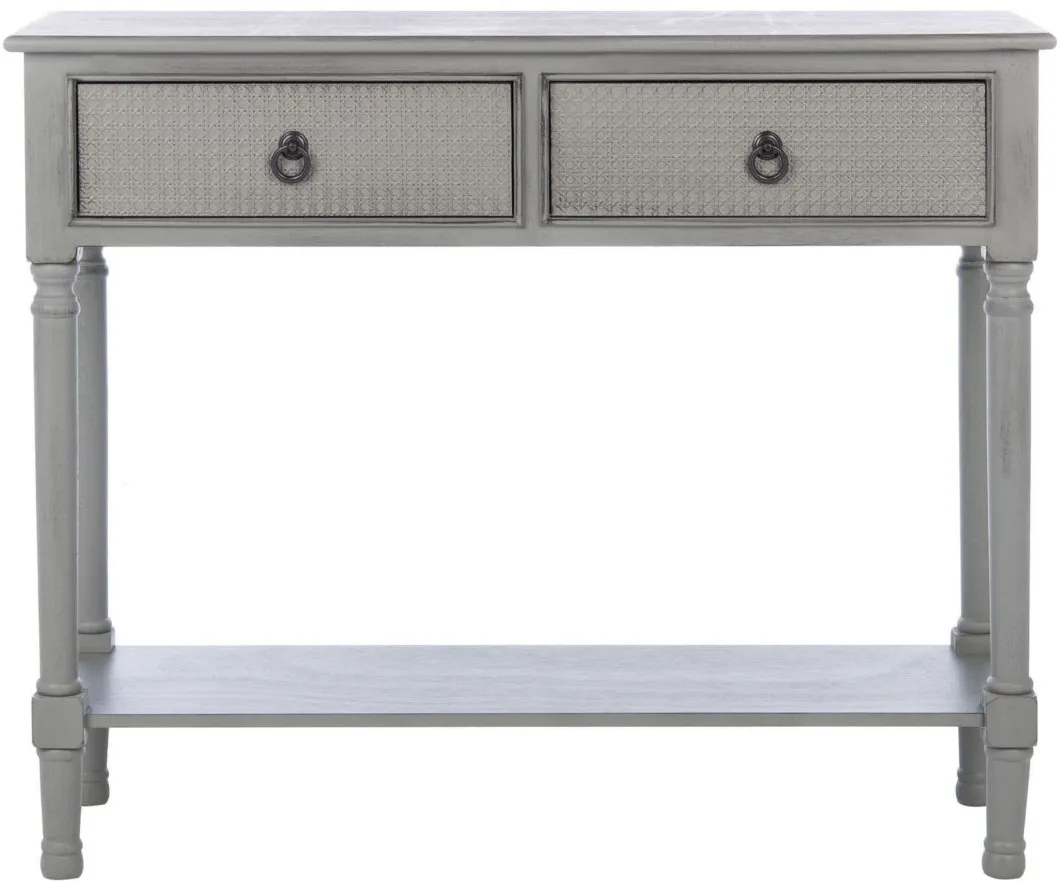 Rooney 2 Drawer Console Table in Gray by Safavieh
