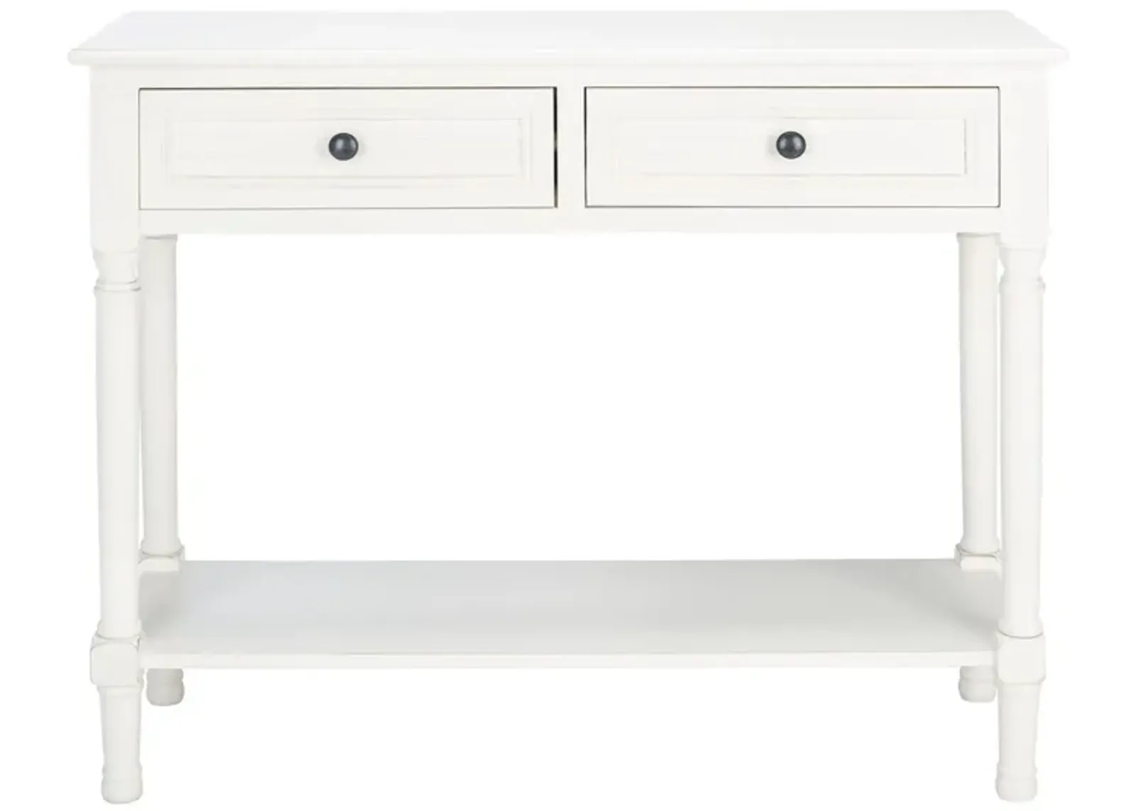 Samantha 2 Drawer Console Table in Off White by Safavieh