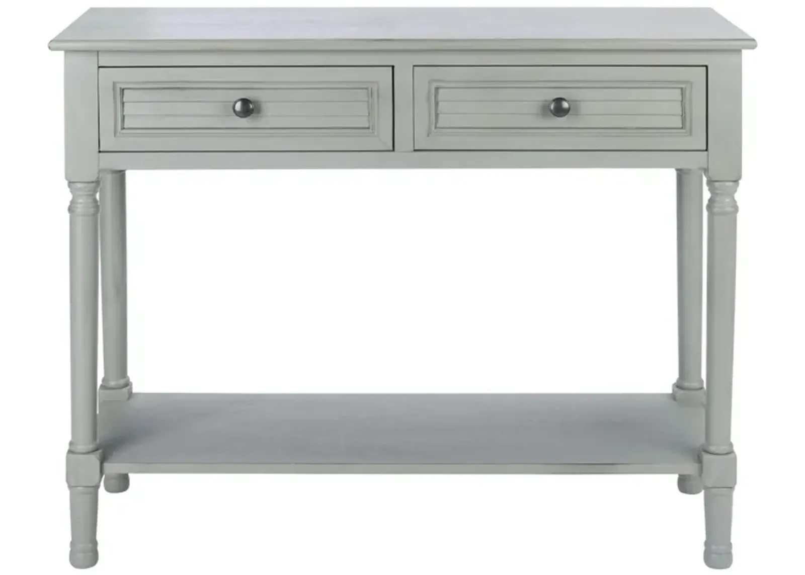 Samantha 2 Drawer Console Table in Gray by Safavieh