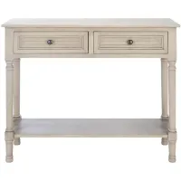 Samantha 2 Drawer Console Table in Greige by Safavieh