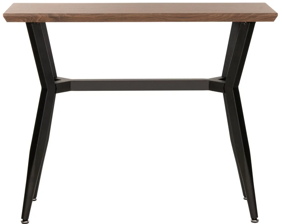 Sema Rectangular Console Table in Brown by Safavieh