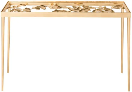 Tegan Console Table in Gold by Safavieh