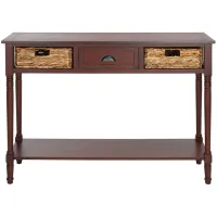 Wolcott Console Table in Cherry by Safavieh
