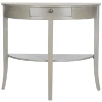 Zack Console Table in Ash Gray by Safavieh