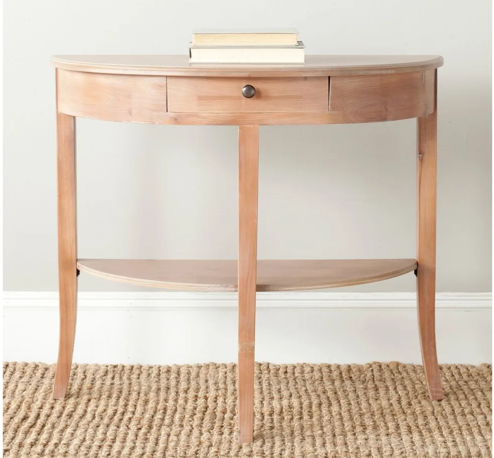 Zack Console Table in Honey by Safavieh