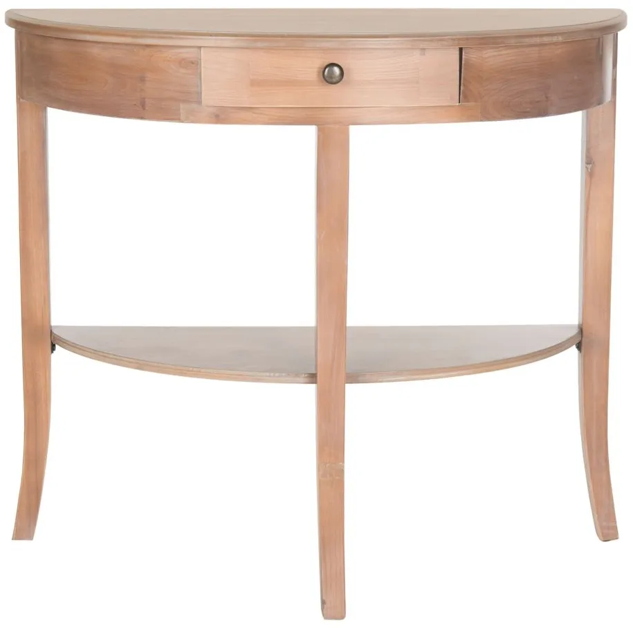Zack Console Table in Honey by Safavieh