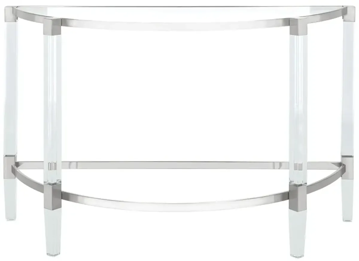 Zuri Console Table in Silver by Safavieh