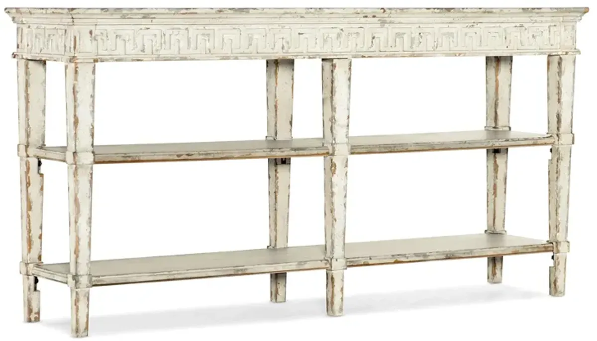 Cadence Skinny Console Table in White by Hooker Furniture