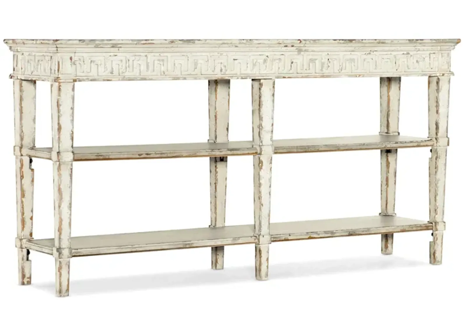 Cadence Skinny Console Table in White by Hooker Furniture