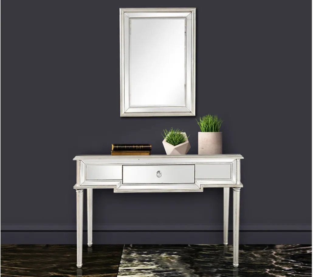 Morgan Sofa Table in Grey by CAMDEN ISLE