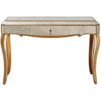 Astrid Sofa Table in Brown by CAMDEN ISLE